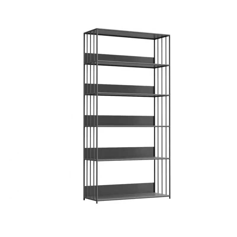 Modern Open Storage Bookcase 12" W Iron Frame Bookshelf with Shelves Clearhalo 'Bookcases' 'furn' 'furn_bookcases' 'Furniture' 'Office Furniture' 5782605