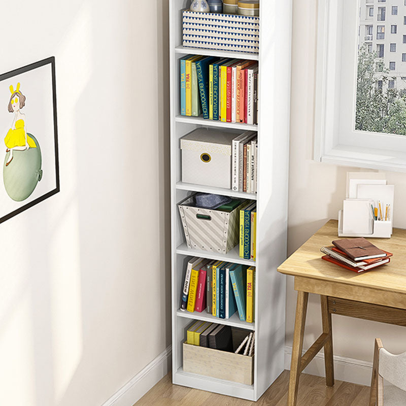 Estantería de almacenamiento cerrado moderno estantería de metal blanco/blanco con estantes