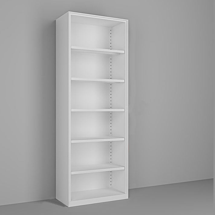 Estantería de almacenamiento cerrado moderno estantería de metal blanco/blanco con estantes