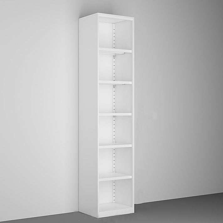Estantería de almacenamiento cerrado moderno estantería de metal blanco/blanco con estantes