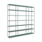 9.8" W Modern Open Storage Bookcase Metal Bookshelf with Shelves