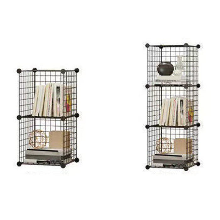 Contemporary Geometric Book Shelf 8.66" Wide Metal Shelf Bookcase Clearhalo 'Bookcases' 'furn' 'furn_bookcases' 'Furniture' 'Office Furniture' 5782715