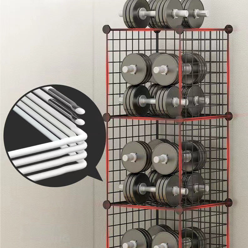 Contemporary Geometric Book Shelf 8.66" Wide Metal Shelf Bookcase Clearhalo 'Bookcases' 'furn' 'furn_bookcases' 'Furniture' 'Office Furniture' 5782719