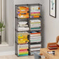 Contemporary Geometric Book Shelf 8.66" Wide Metal Shelf Bookcase Clearhalo 'Bookcases' 'furn' 'furn_bookcases' 'Furniture' 'Office Furniture' 5782722