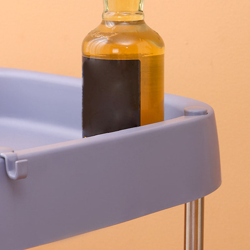 Modern Plastic Bookcase White Geometric Bookshelf for Any Room