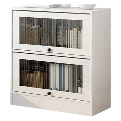 Scandinavian 11.8" Wide Standard Bookcase Manufactured Wood Bookshelf 23.6"L x 11.8"W x 27.8"H White Clearhalo 'Bookcases' 'furn' 'furn_bookcases' 'Furniture' 'Office Furniture' 5782897