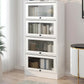 Scandinavian 11.8" Wide Standard Bookcase Manufactured Wood Bookshelf Clearhalo 'Bookcases' 'furn' 'furn_bookcases' 'Furniture' 'Office Furniture' 5782915