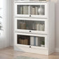 Scandinavian 11.8" Wide Standard Bookcase Manufactured Wood Bookshelf 31.5"L x 11.8"W x 39.8"H White Clearhalo 'Bookcases' 'furn' 'furn_bookcases' 'Furniture' 'Office Furniture' 5782925