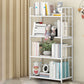 Modern Metal Bookshelf Home Office Standard Bookcase with Shelves