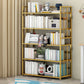Modern Metal Bookshelf Home Office Standard Bookcase with Shelves