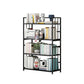 Modern Metal Bookshelf Home Office Standard Bookcase with Shelves