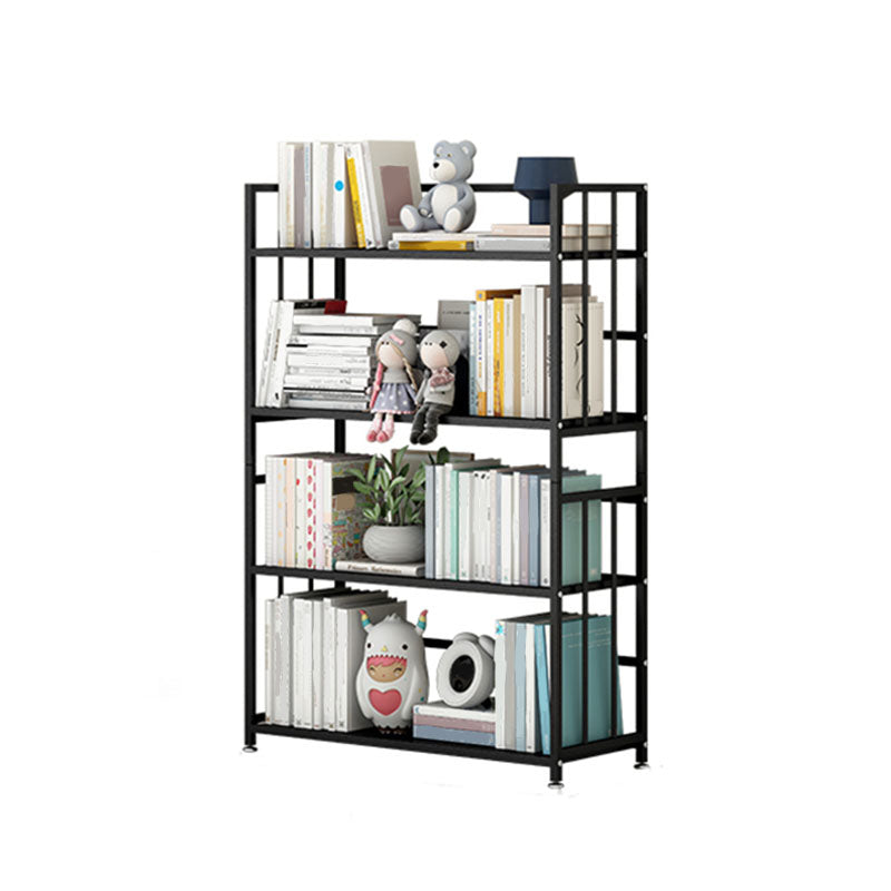 Modern Metal Bookshelf Home Office Standard Bookcase with Shelves