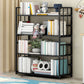 Modern Metal Bookshelf Home Office Standard Bookcase with Shelves