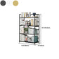 Modern Metal Bookshelf Home Office Standard Bookcase with Shelves