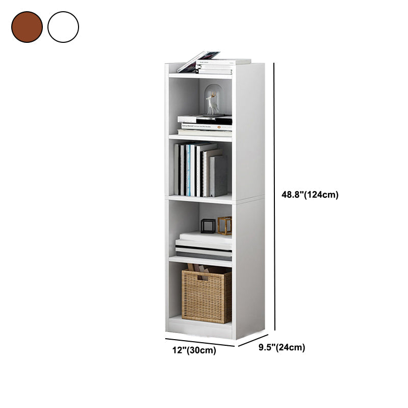 Contemporary Manufactured Wood Bookshelf Standard Home Bookcase