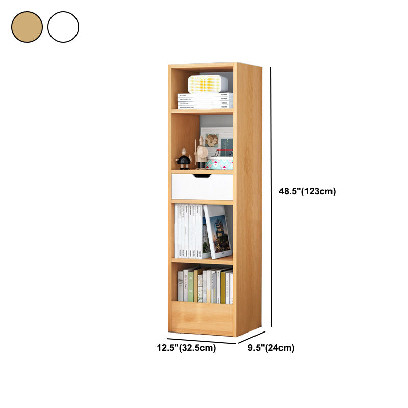 Contemporary Manufactured Wood Bookshelf Standard Home Bookcase