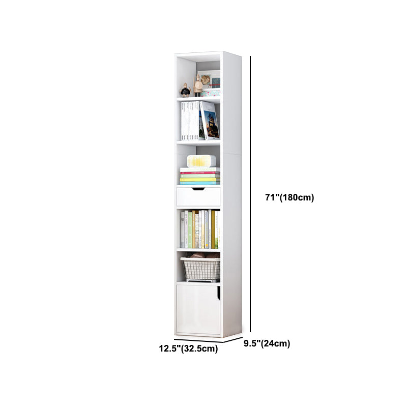 Contemporary Manufactured Wood Bookshelf Standard Home Bookcase