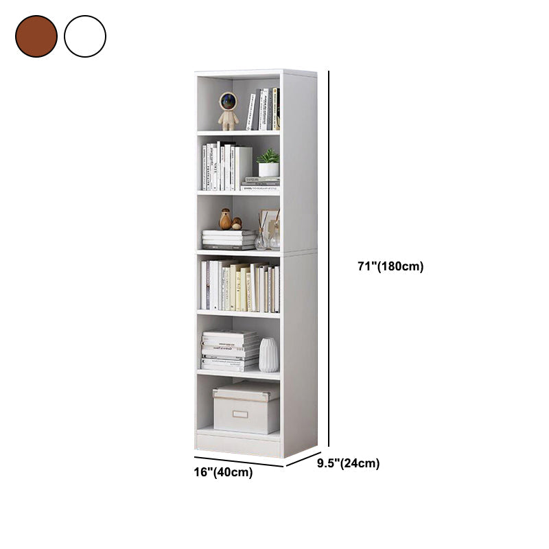 Contemporary Manufactured Wood Bookshelf Standard Home Bookcase