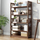 Rectángulo Etagere estantería escandinava de madera maciza abierta estantería