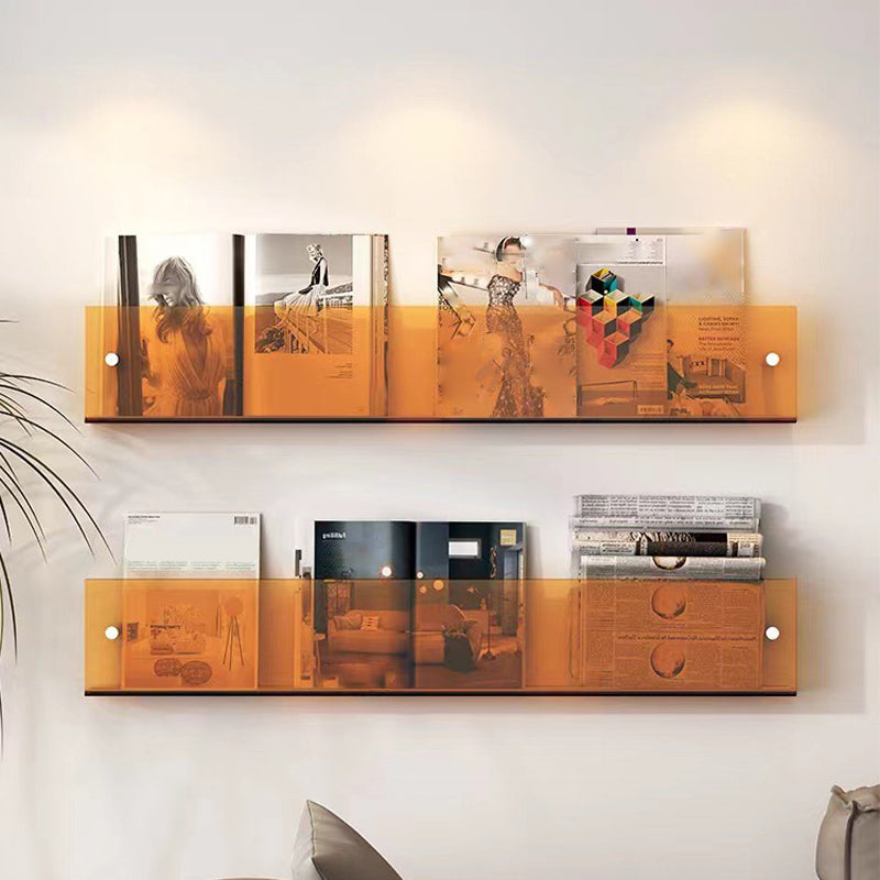 Modern Acrylic Bookcase, Bookshelf for Any Room, 6" H X 1.5" W