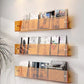 Modern Acrylic Bookcase, Bookshelf for Any Room, 6" H X 1.5" W