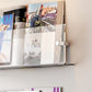 Modern Acrylic Bookcase, Bookshelf for Any Room, 6" H X 1.5" W