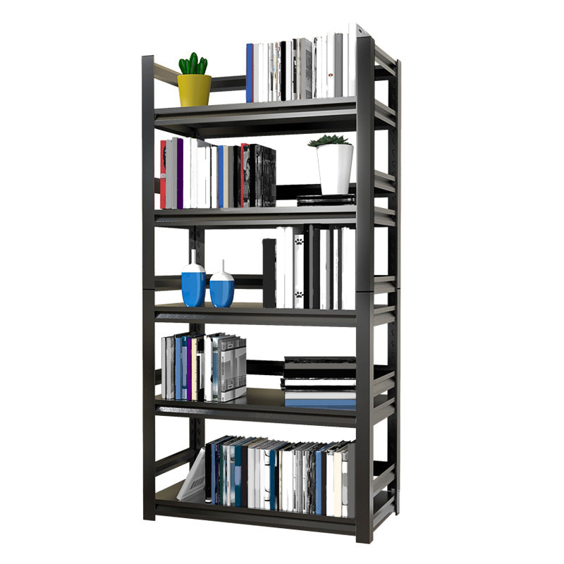 Libreria rettangolare in metallo moderno scaffale chiuse con scaffali