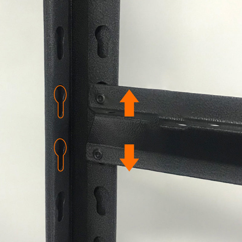 Libreria rettangolare in metallo moderno scaffale chiuse con scaffali