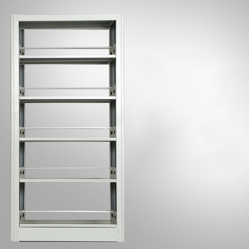 Libreria di libreria di libreria in acciaio contemporanea da 79 pollici libreria standard