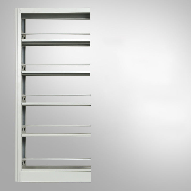 Libreria di libreria di libreria in acciaio contemporanea da 79 pollici libreria standard