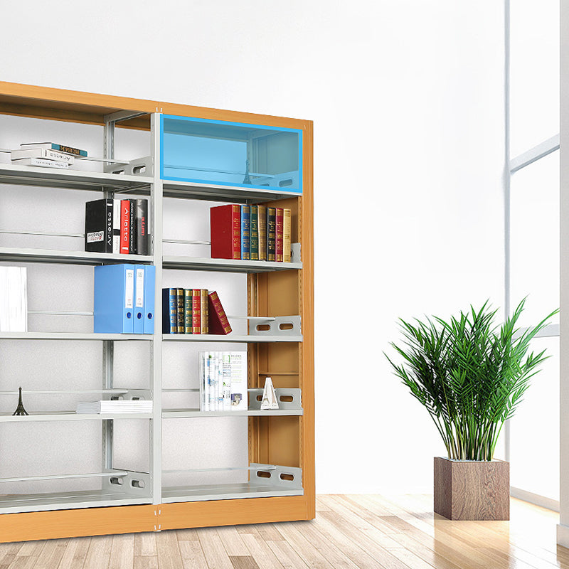 Libreria di libreria di libreria in acciaio contemporanea da 79 pollici libreria standard