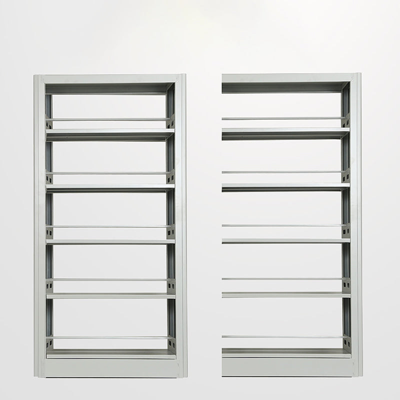 Libreria di libreria di libreria in acciaio contemporanea da 79 pollici libreria standard