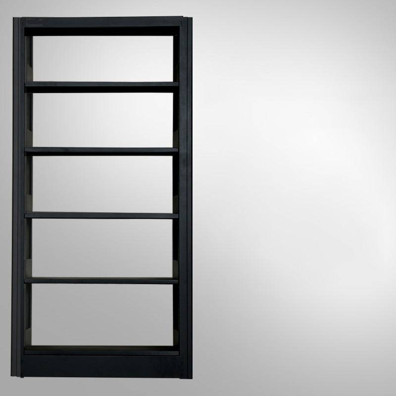 Libreria di libreria di libreria in acciaio contemporanea da 79 pollici libreria standard