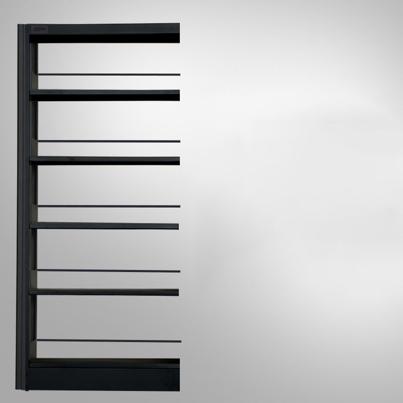 Libreria di libreria di libreria in acciaio contemporanea da 79 pollici libreria standard