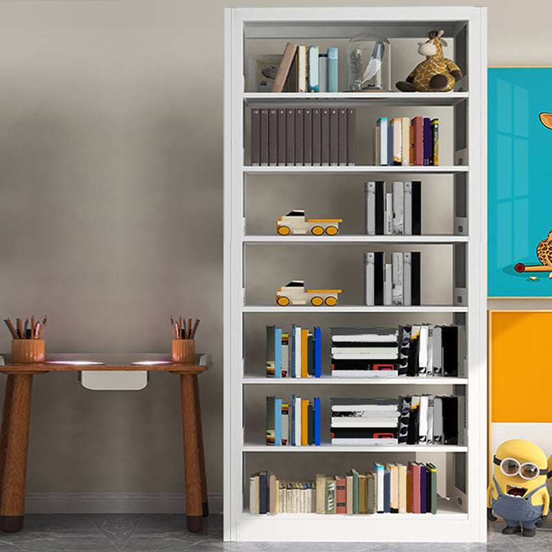 Rectangle Etagere Bookcase Modern Metal Open Bookcase with Shelves Clearhalo 'Bookcases' 'furn' 'furn_bookcases' 'Furniture' 'Office Furniture' 5783408