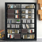 Rectangle Etagere Bookcase Modern Metal Open Bookcase with Shelves Clearhalo 'Bookcases' 'furn' 'furn_bookcases' 'Furniture' 'Office Furniture' 5783413