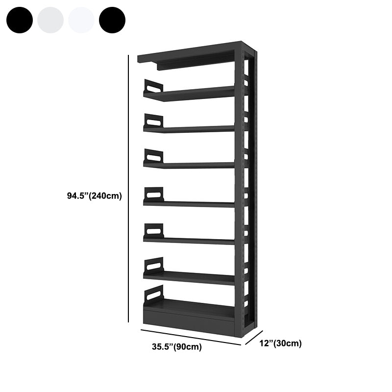 Rectangle Etagere Bookcase Modern Metal Open Bookcase with Shelves Clearhalo 'Bookcases' 'furn' 'furn_bookcases' 'Furniture' 'Office Furniture' 5783431