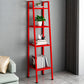 Ladder Metal Bookshelf Modern Bookcase with Rectangular Shelves