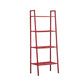 Ladder Metal Bookshelf Modern Bookcase with Rectangular Shelves