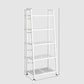 Ladder Metal Bookshelf Modern Bookcase with Rectangular Shelves
