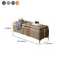 15.4" W Glam Upholstered Ottoman Bench Cushioned Seating Bench Clearhalo 'Benches' 'Chairs & Seating' 'furn' 'furn_benches' 'Furniture' 'Living Room Furniture' 5783522