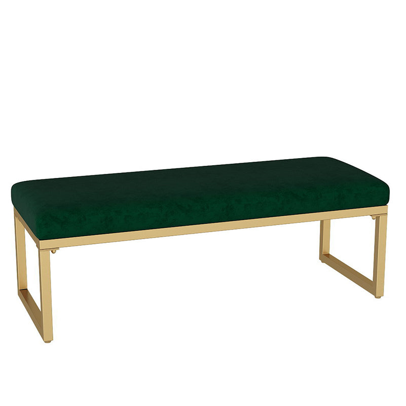 15.75 Inch Wide Modern Cushioned Seating Bench Foam Bench for Bedroom Green Clearhalo 'Benches' 'Chairs & Seating' 'furn' 'furn_benches' 'Furniture' 'Living Room Furniture' 5783527