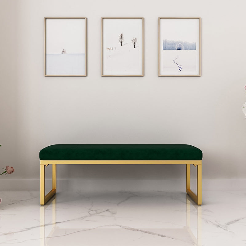 15.75 Inch Wide Modern Cushioned Seating Bench Foam Bench for Bedroom Clearhalo 'Benches' 'Chairs & Seating' 'furn' 'furn_benches' 'Furniture' 'Living Room Furniture' 5783532