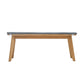 11.8 Inch Wide Modern Seating Bench Solid Wood Rubberwood Bench Wood Clearhalo 'Benches' 'Chairs & Seating' 'furn' 'furn_benches' 'Furniture' 'Living Room Furniture' 5783549