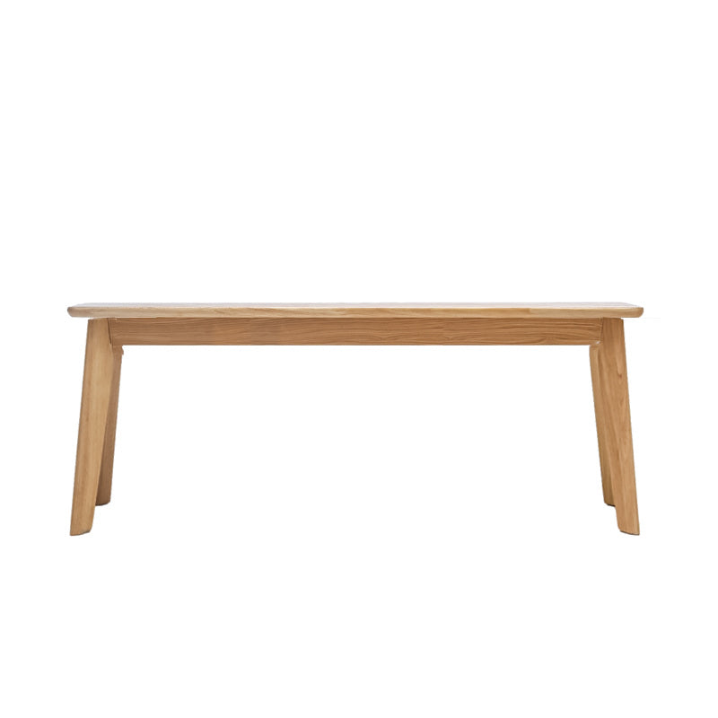 11.8 Inch Wide Modern Seating Bench Solid Wood Rubberwood Bench Natural Clearhalo 'Benches' 'Chairs & Seating' 'furn' 'furn_benches' 'Furniture' 'Living Room Furniture' 5783552