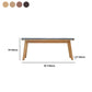 11.8 Inch Wide Modern Seating Bench Solid Wood Rubberwood Bench Clearhalo 'Benches' 'Chairs & Seating' 'furn' 'furn_benches' 'Furniture' 'Living Room Furniture' 5783563