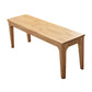 17.7"H Modern Entryway and Bedroom Bench Solid Wood Rubberwood Bench Natural Clearhalo 'Benches' 'Chairs & Seating' 'furn' 'furn_benches' 'Furniture' 'Living Room Furniture' 5783598