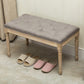Traditional Solid Wood Seating Bench Distressed Finish Bench 31.5"L x 16"W x 18"H Light Gray Clearhalo 'Benches' 'Chairs & Seating' 'furn' 'furn_benches' 'Furniture' 'Living Room Furniture' 5783612