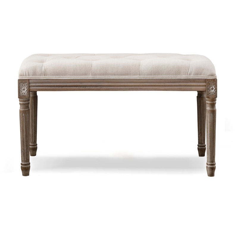 Traditional Solid Wood Seating Bench Distressed Finish Bench Clearhalo 'Benches' 'Chairs & Seating' 'furn' 'furn_benches' 'Furniture' 'Living Room Furniture' 5783617