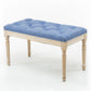 Traditional Solid Wood Seating Bench Distressed Finish Bench 31.5"L x 16"W x 18"H Blue Clearhalo 'Benches' 'Chairs & Seating' 'furn' 'furn_benches' 'Furniture' 'Living Room Furniture' 5783627